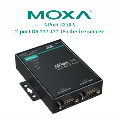 NPort 5250A 2-port RS-232422485 device server Moxa