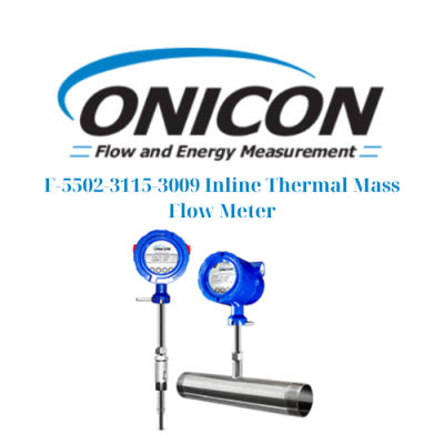F-5502-3115-3009 Inline Thermal Mass Flow Meter Onicon
