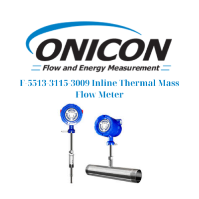 F-5513-3115-3009 Inline Thermal Mass Flow Meter Onicon