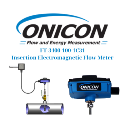 FT-3400-100-1C31 Insertion Electromagnetic Flow Meter Onicon