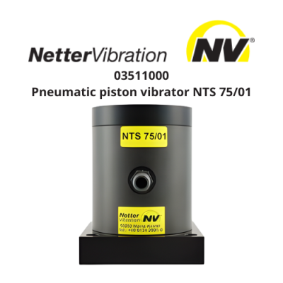 03511000 Pneumatic piston vibrator NTS 7501 Netter Vibration