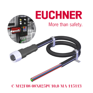 C-M12F08-08X025PU10,0-MA-115113 Euchner