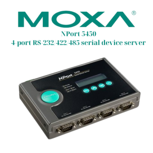 NPort 5450 4-port RS-232422485 serial device server Moxa