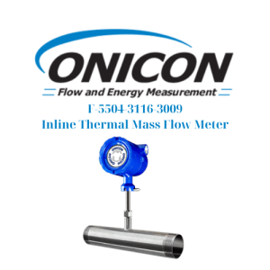 F-5504-3116-3009 Inline Thermal Mass Flow Meter Onicon