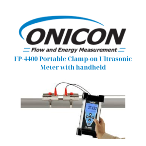 FP-4400 Portable Clamp-on Ultrasonic Meter with handheld Onicon