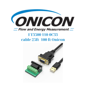 FT3500 110-0C33 cable 25ft- 100 ft Onicon