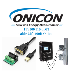 FT3500 110-0D43 cable 25ft-100ft Onicon