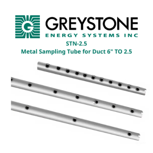 STN-2.5 Metal Sampling Tube for Duct 6 TO 2.5 Greystone