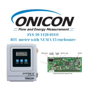 SYS-10-1120-01O1 BTU meter with NEMA 13 enclosure Onicon