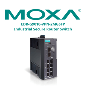 EDR-G9010-VPN-2MGSFP Industrial Secure Router Switch Moxa