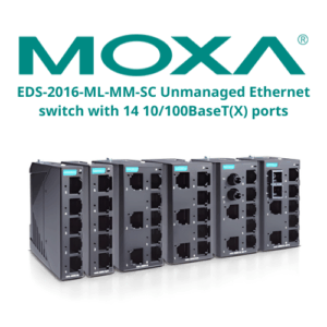 EDS-2016-ML-MM-SC Unmanaged Ethernet switch with 14 10100BaseT(X) ports Moxa