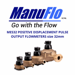 MES32 POSITIVE DISPLACEMENT PULSE OUTPUT FLOWMETERS size 32mm ManuFlo