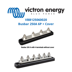 VBB125060020 Busbar 250A 6P + Cover Victron Energy