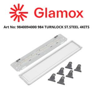 Art No 9840094000 984 TURNLOCK ST.STEEL 4KITS Glamox