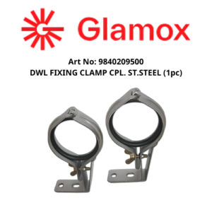 Art No: 9840209500 DWL FIXING CLAMP CPL. ST.STEEL (1pc) Glamox