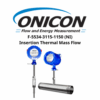 F-5534-3115-1150 (NI) Insertion Thermal Mass Flow Onicon