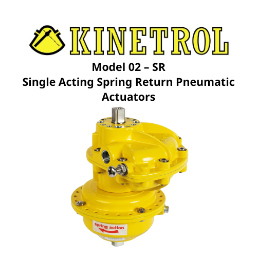 Model 02 – SR Single Acting Spring Return Pneumatic Actuators Kinetrol