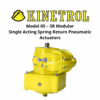 Model 05 – SR Modular Single Acting Spring Return Pneumatic Actuators Kinetrol