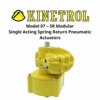 Model 07 – SR Modular Single Acting Spring Return Pneumatic Actuators Kinetrol
