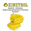 Model 08 – SR Modular Single Acting Spring Return Pneumatic Actuators Kinetrol