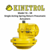 Model 16 – SR Single Acting Spring Return Pneumatic Actuators Kinetrol