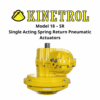 Model 18 – SR Single Acting Spring Return Pneumatic Actuators Kinetrol