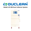 Model AP-200 Dust Collector System Duclean