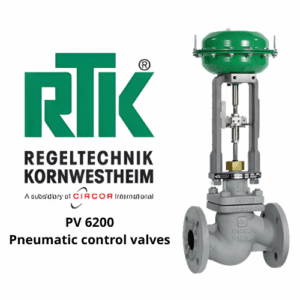 PV 6200 Pneumatic control valves RTK