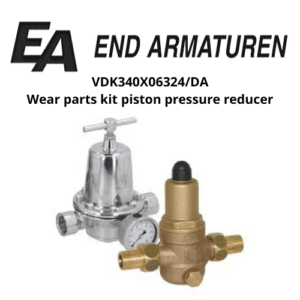 VDK340X06324/DA Wear parts kit piston pressure reducer END ARMATUREN