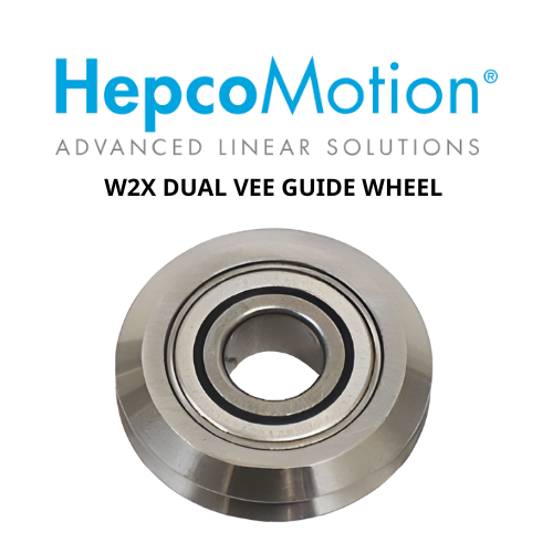 W2X DUAL VEE GUIDE WHEEL Hepcomotion