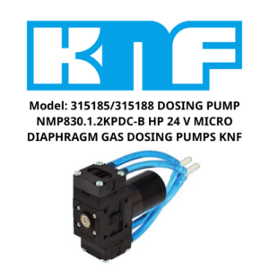 Model: 315185/315188 DOSING PUMP NMP830.1.2KPDC-B HP 24 V MICRO DIAPHRAGM GAS DOSING PUMPS KNF