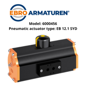 Model: 6000456 Pneumatic actuator type: EB 12.1 SYD EBRO ARMATTUREN