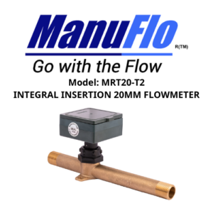 Model MRT20-T2 INTEGRAL INSERTION 20MM FLOWMETER ManuFlo