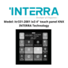 Model itr331-2001 ix3 4 touch panel KNX INTERRA Technology