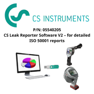 PN 05540205 CS Leak Reporter Software V2 – for detailed ISO 50001 reports CS-Instrument