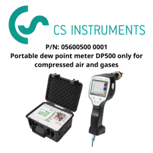 PN 05600500 0001 Portable dew point meter DP500 only for compressed air and gases CS-Instrument