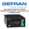 Code 40T-96-4-00-RR-00-0-1 F000194 TEMPERATURE INDICATOR - ALARM UNIT with UNIVERSAL INPUT Gefran