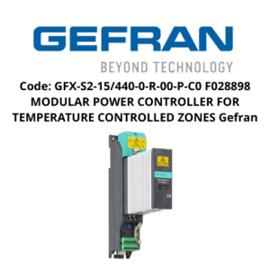 Code GFX-S2-15440-0-R-00-P-C0 F028898 MODULAR POWER CONTROLLER FOR TEMPERATURE CONTROLLED ZONES Gefran