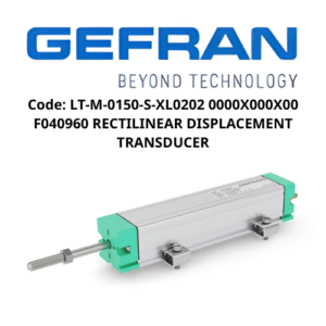 Code LT-M-0150-S-XL0202 0000X000X00 F040960 RECTILINEAR DISPLACEMENT TRANSDUCER Gefran