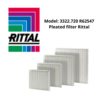 Model 3322.720 R62547 Pleated filter Rittal