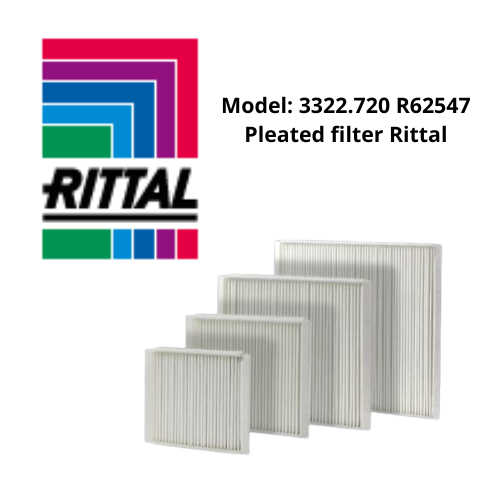 Model 3322.720 R62547 Pleated filter Rittal