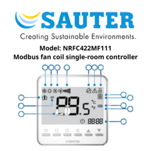 Model NRFC422MF111 Modbus fan coil single-room controller Sauter