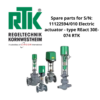Spare parts for SN 11122594010 Electric actuator - type REact 30E-074 RTK